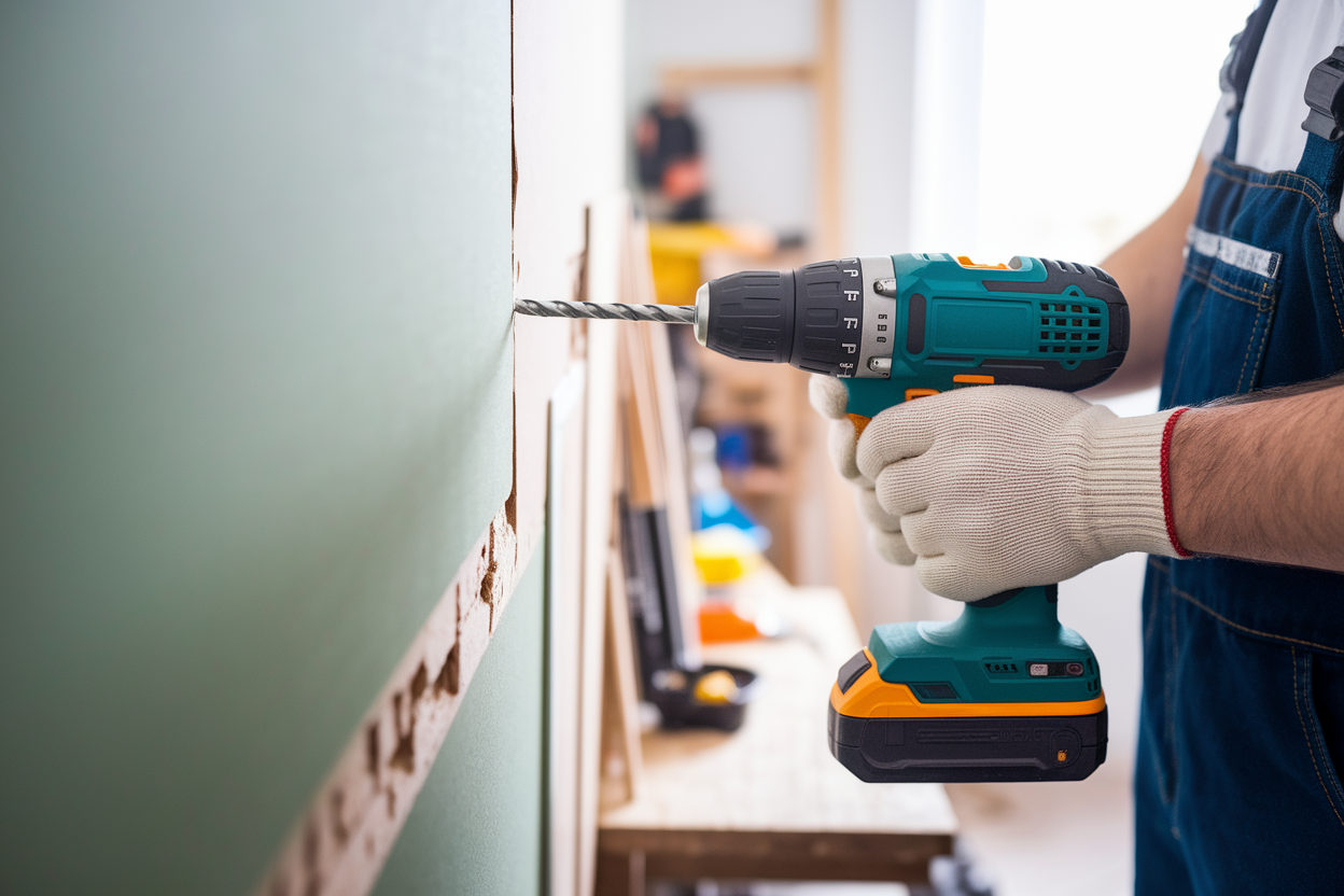 mains-bricoleur-perceuse-platre