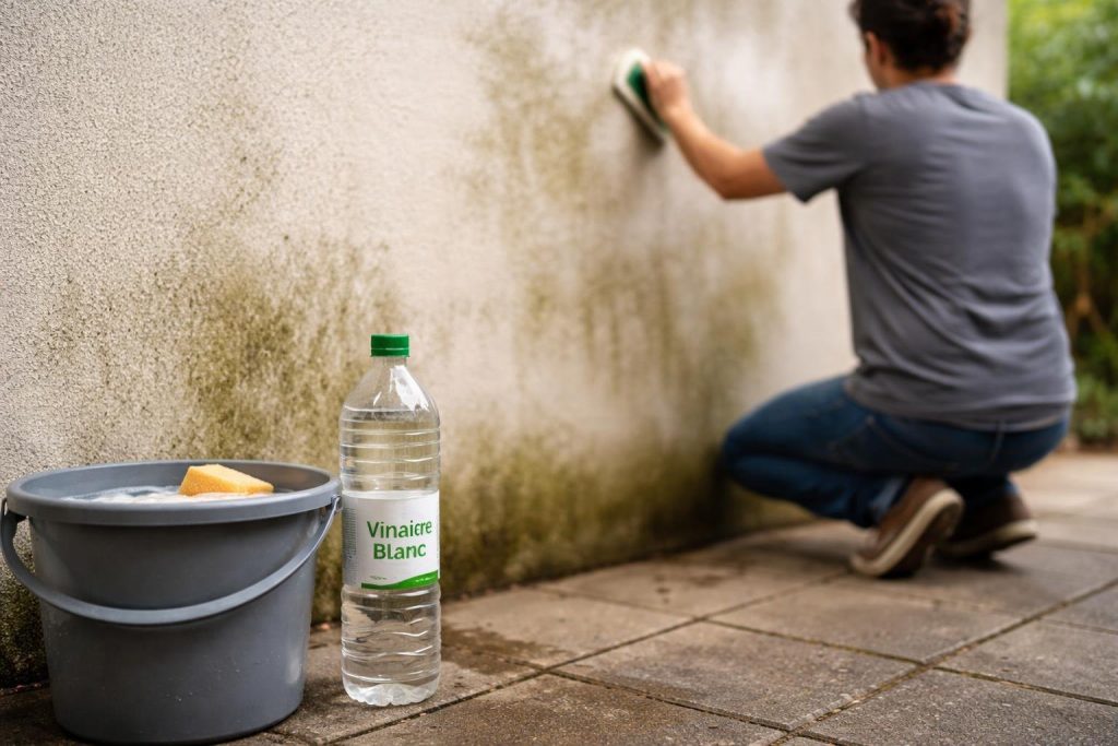 Nettoyer un Mur Extérieur au Vinaigre Blanc : Comment Faire ?
